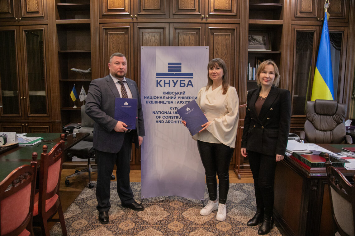 Нове покоління інженерів формуватиме безпечніше середовище в будівництві – КНУБА підписав угоду з Європейським співтовариством з охорони праці